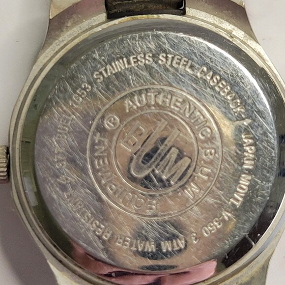 B.U.M. Equipment vintage 1990s crystal 686 stainless steel quartz womens watch - Picture 4 of 10